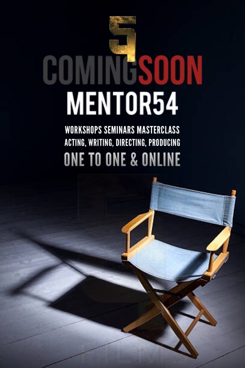 If you’re an aspiring #Actor #Producer #Writer #Director then this is for you. #Workshops #Seminars #Masterclass #OneToOne and #Online mentoring. <a href="/54Mentor/">Mentor54</a> brought to you from the founders of @FiftyFourFilms and <a href="/NewcastleFest/">Newcastle International Film & TV Festival</a> details  #ComingSoon