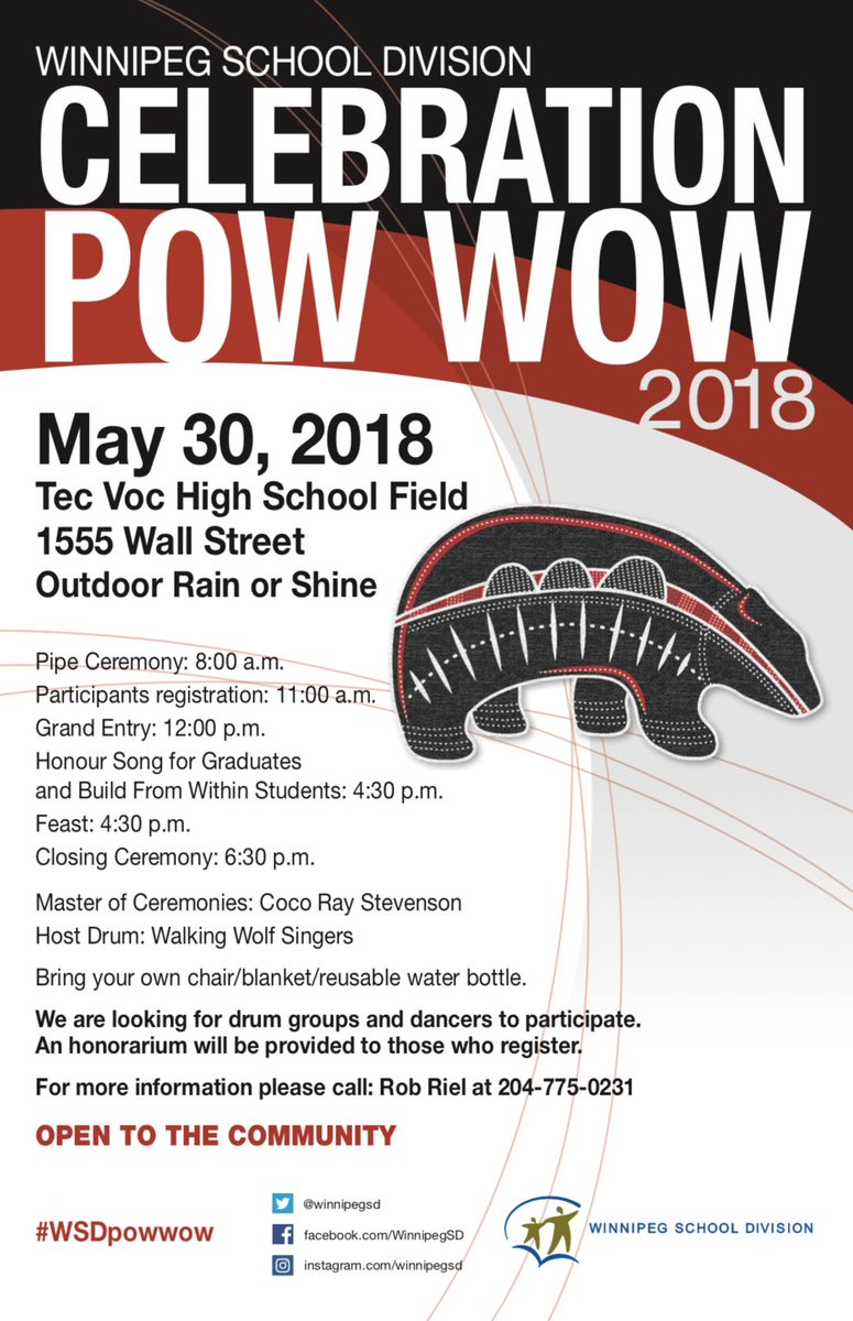 The first ever Winnipeg School Division Pow Wow! #holymoly #powwow ❤️