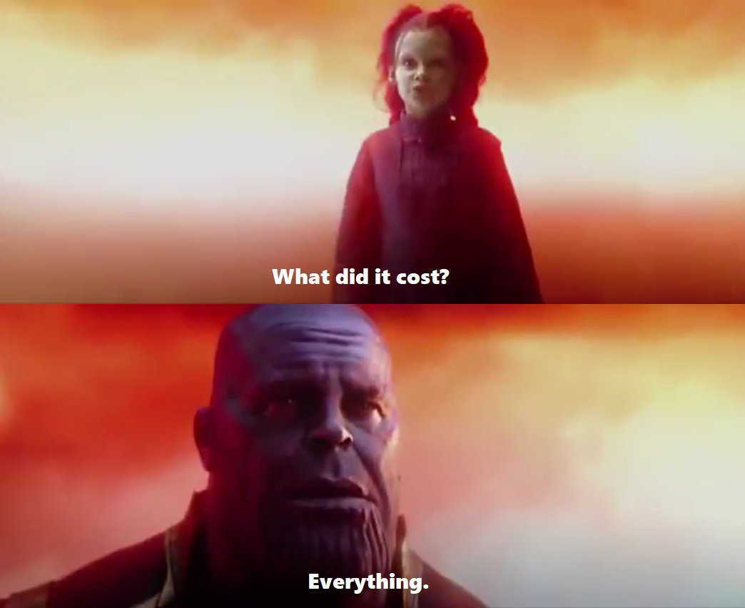 Bildresultat fÃ¶r what did it cost everything
