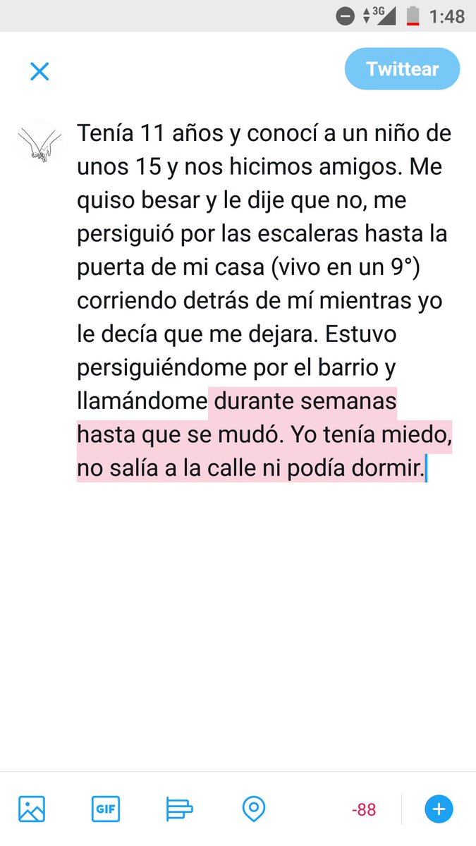 Laury3095's tweet photo. Hay momentos que intentamos normalizar o evitamos pensar. Pero se acabó. #Cuentalo https://t.co/5cqPLn3dZe