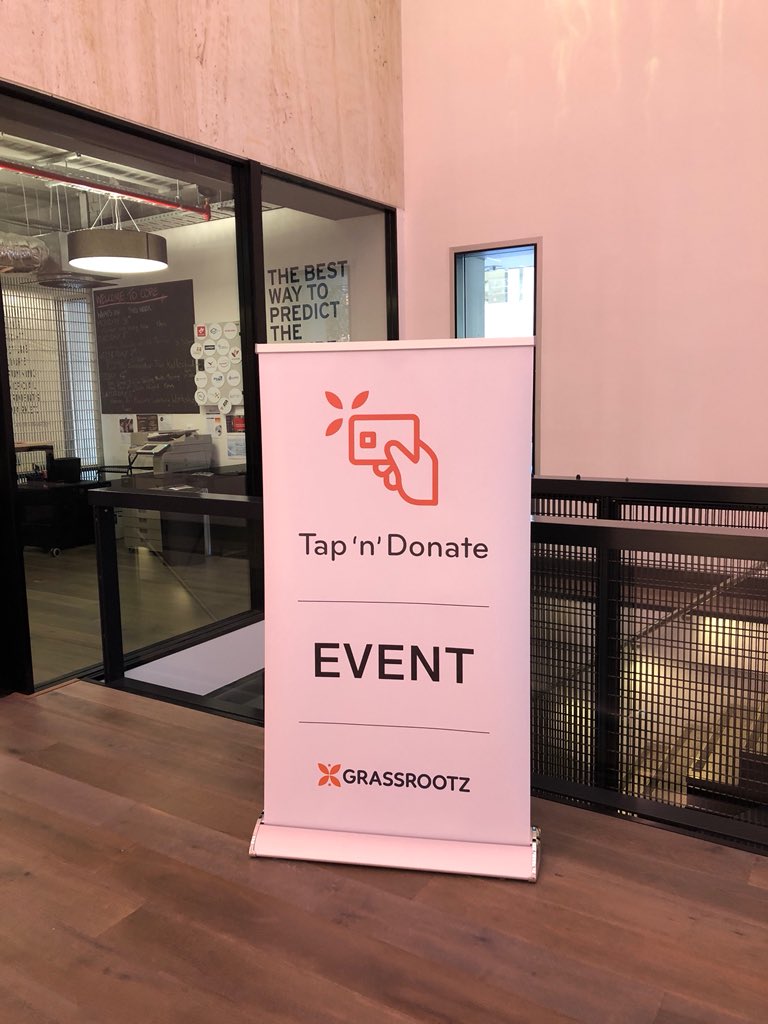 realgrassrootz's tweet photo. Grassrootz Tap ‘n’ Donate events kicked off in Perth this week. Come and learn how to use Tap donations to increase funds raised and capture donor details. Limited places available in Melbourne, Sydney and Brisbane. Register here https://t.co/c9W4dd3Zge https://t.co/uV2HFFQ6M8