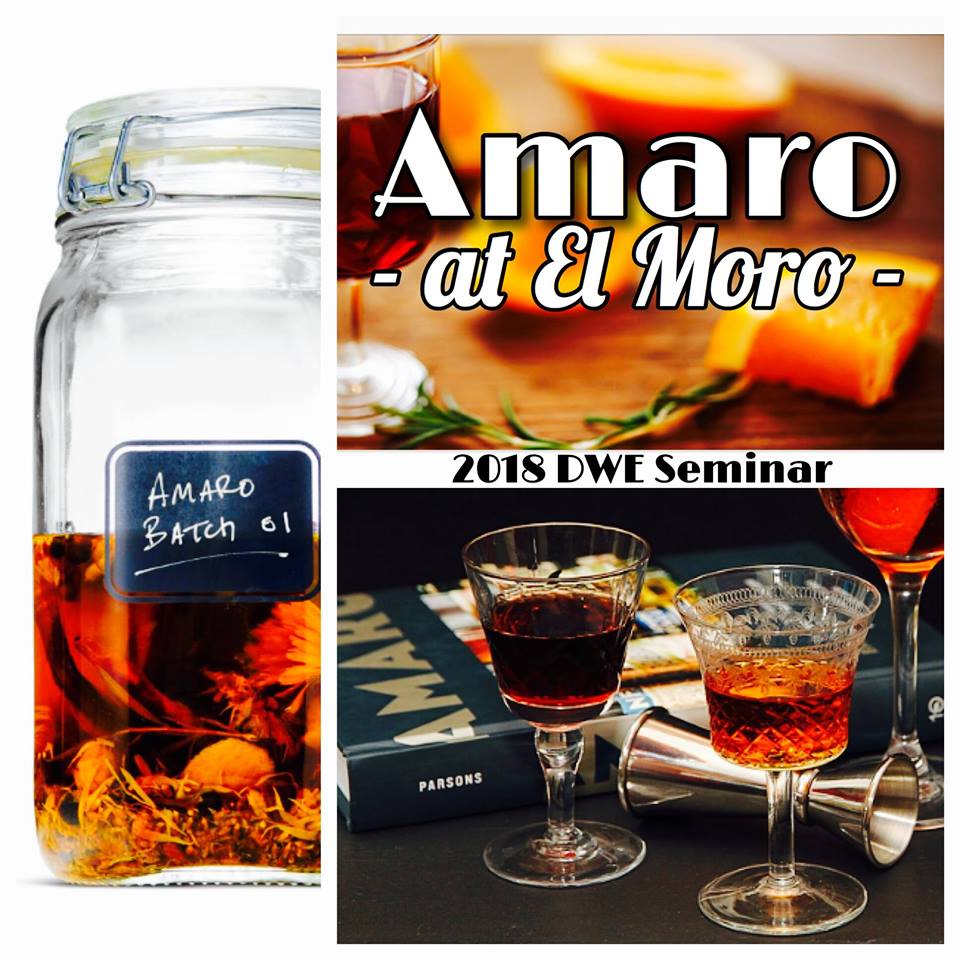 elmorotavern's tweet image. Our Sprit Seminar is only 3 days away! Come learn about #amaro at El Moro! Details— ht.ly/pBD030jLsVA @Durango_Wine