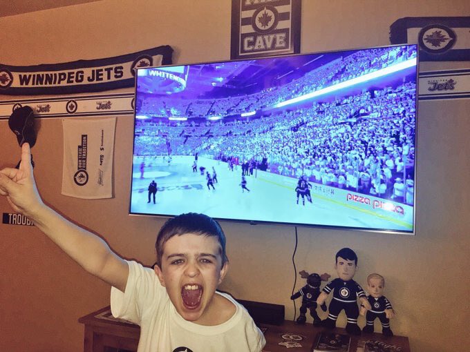 HockeyWarrior17's tweet image. #WpgWhiteout LETS GO!! #GOJETSGO #NSHvsWPG