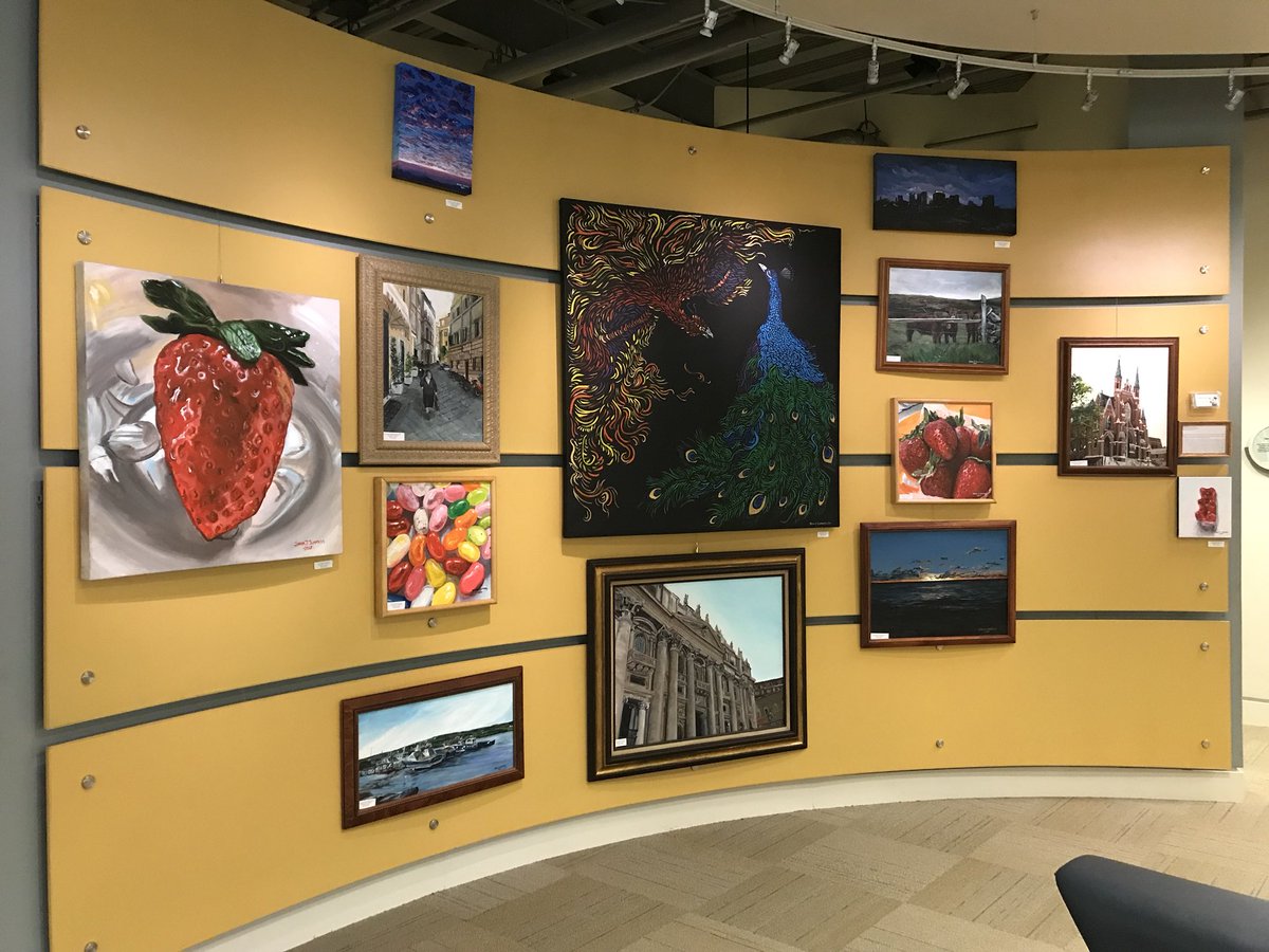SoniaJSummers's tweet photo. My art on display at Vestavia Library for the month of May! https://t.co/5pkTdc3x55