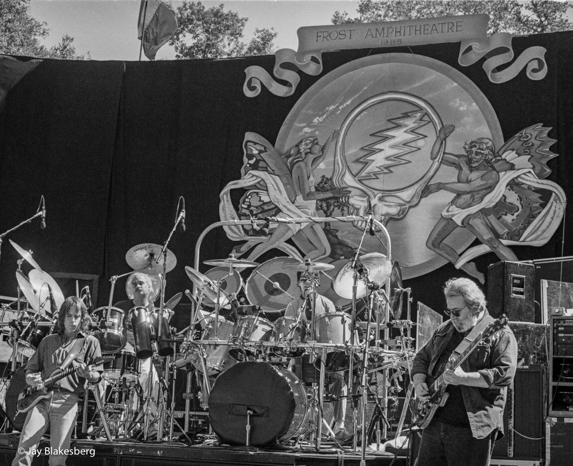 BobWeir's tweet photo. May 1, 1988. 30 years ago today at The Frost. For this is all a dream we dreamed one afternoon long ago...

📷: @jayblakesberg https://t.co/kQgIShoyWb