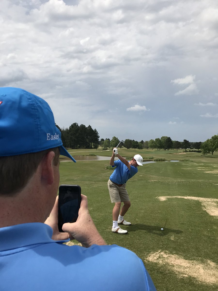 Chargers had a successful practice round today at Lake Caroline Golf Club for the 6A State Championship. First round starts tomorrow at 8AM.