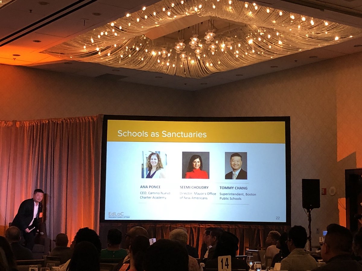 viricarrizales's tweet photo. At the @EdLoCnational conference talking about schools as sanctuaries. It’s amazing to see the powerful work that educational leaders across the country are doing to protect undocumented students and their families. #EdLoC2018 https://t.co/U0eYAp7WiE