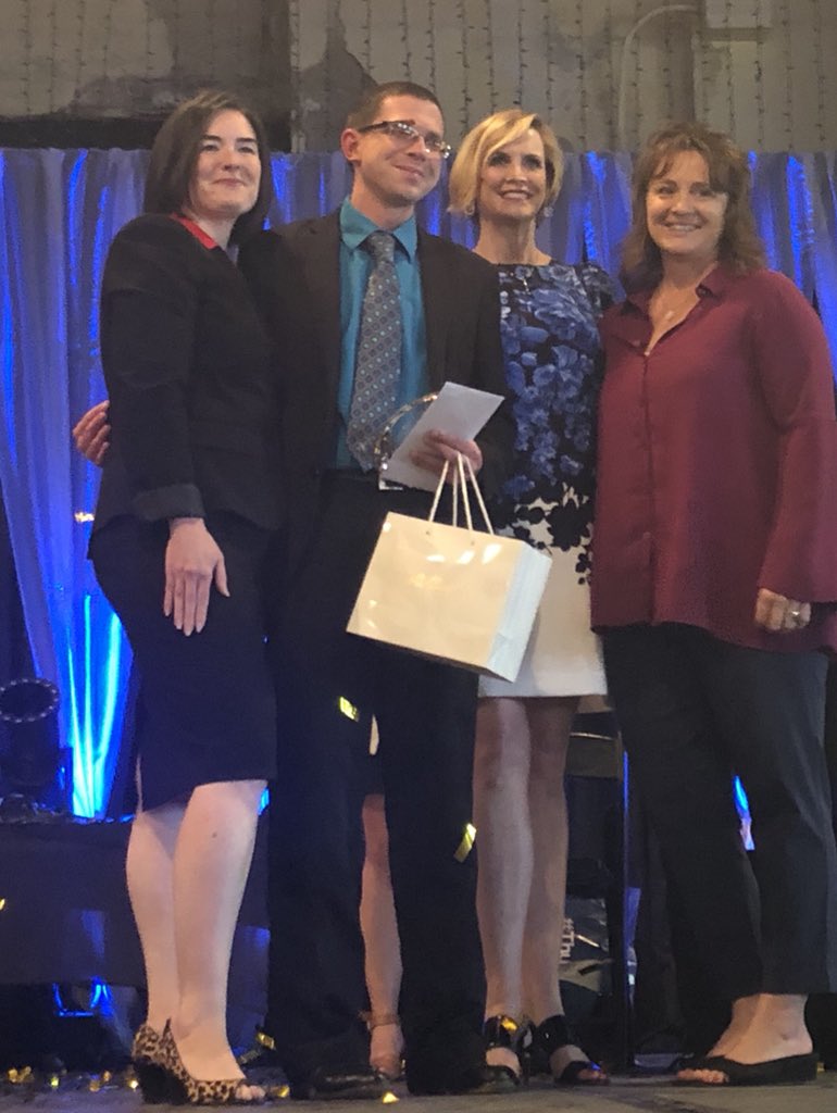 FoundationOKCPS's tweet photo. ANTHONY CHANCELLOR from Belle Isle Enterprise Middle School is the 2018 @OKCPS Teacher of the Year! 

Congratulations to Mr. Chancellor and the other finalists. Thanks for bringing excellence to our kids! #oklaed https://t.co/J0cWpH0M5b