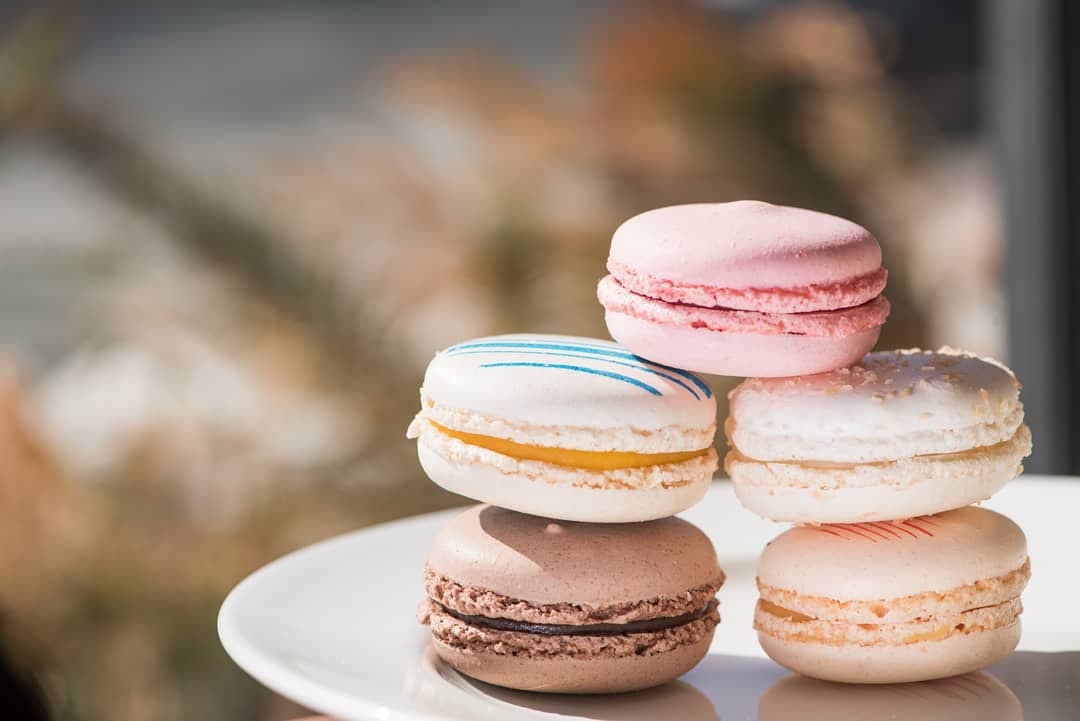 Assorted Macarons (clockwise from bottom left): chocolate | mango | raspberry | coconut | passionfruit |

Handcrafted in the traditional French style, <a href="/RousseauChoco/">Rousseau Chocolatier</a> 's macarons are always fresh and made from the finest real fruits and ingredients (📷: <a href="/sarahbdavison/">Sarah B Davison</a>)