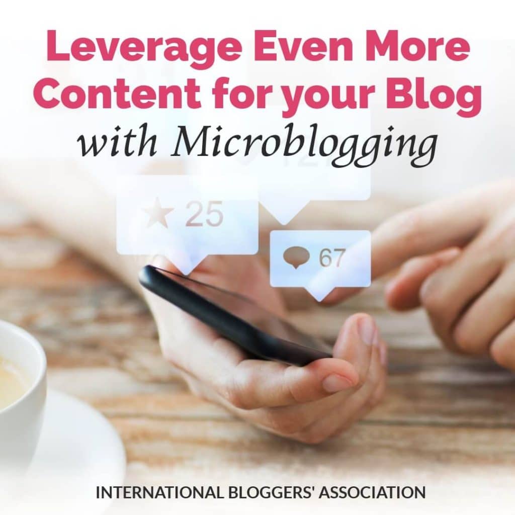 IBAbloggers's tweet photo. How to Leverage Even More Content for your Blog with Microblogging https://t.co/k43edaSqk3 by @OranaCreative #IBAbloggers #bloggingtips https://t.co/vnR9nLx0vd