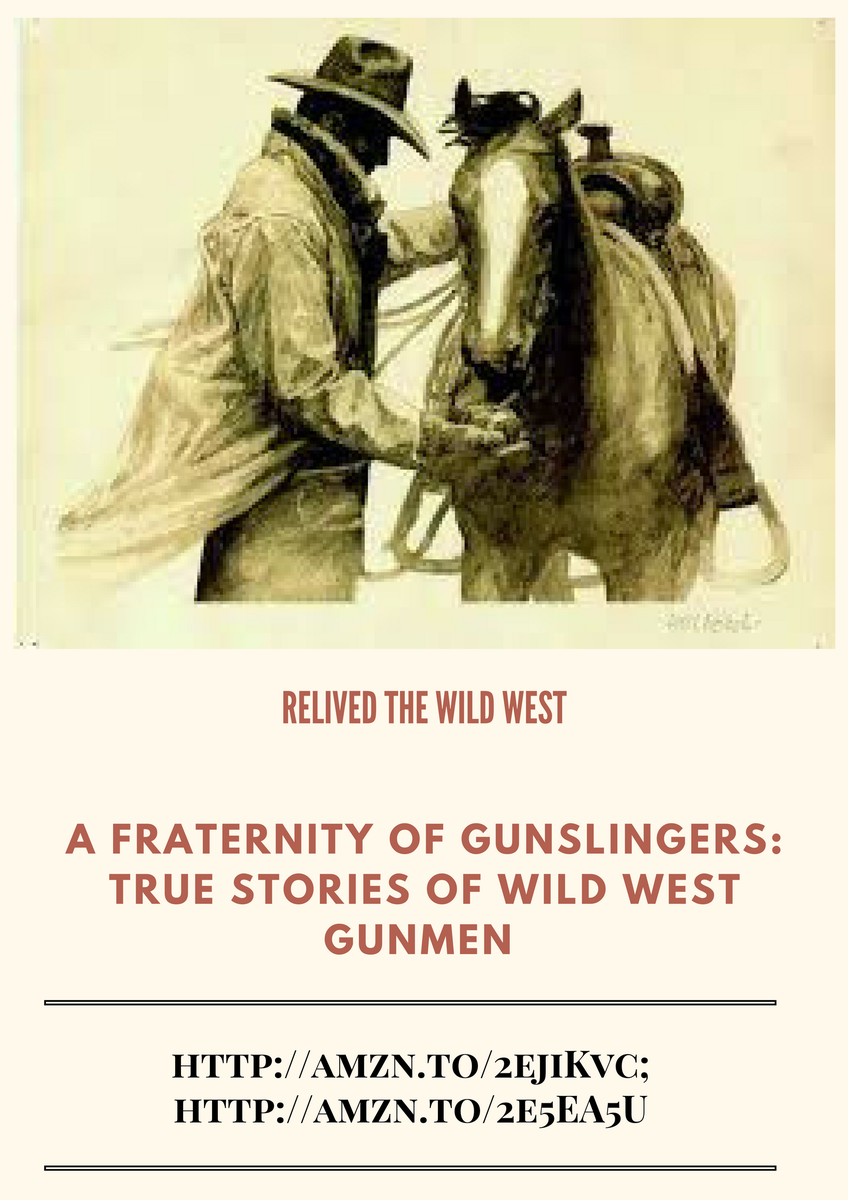RandyKing2's tweet photo. Two volumes, non-fiction. Stories of the Wild West Gunmen.
#ASTRT #frontierlaw #outlaws https://t.co/WVKdkdzMLk