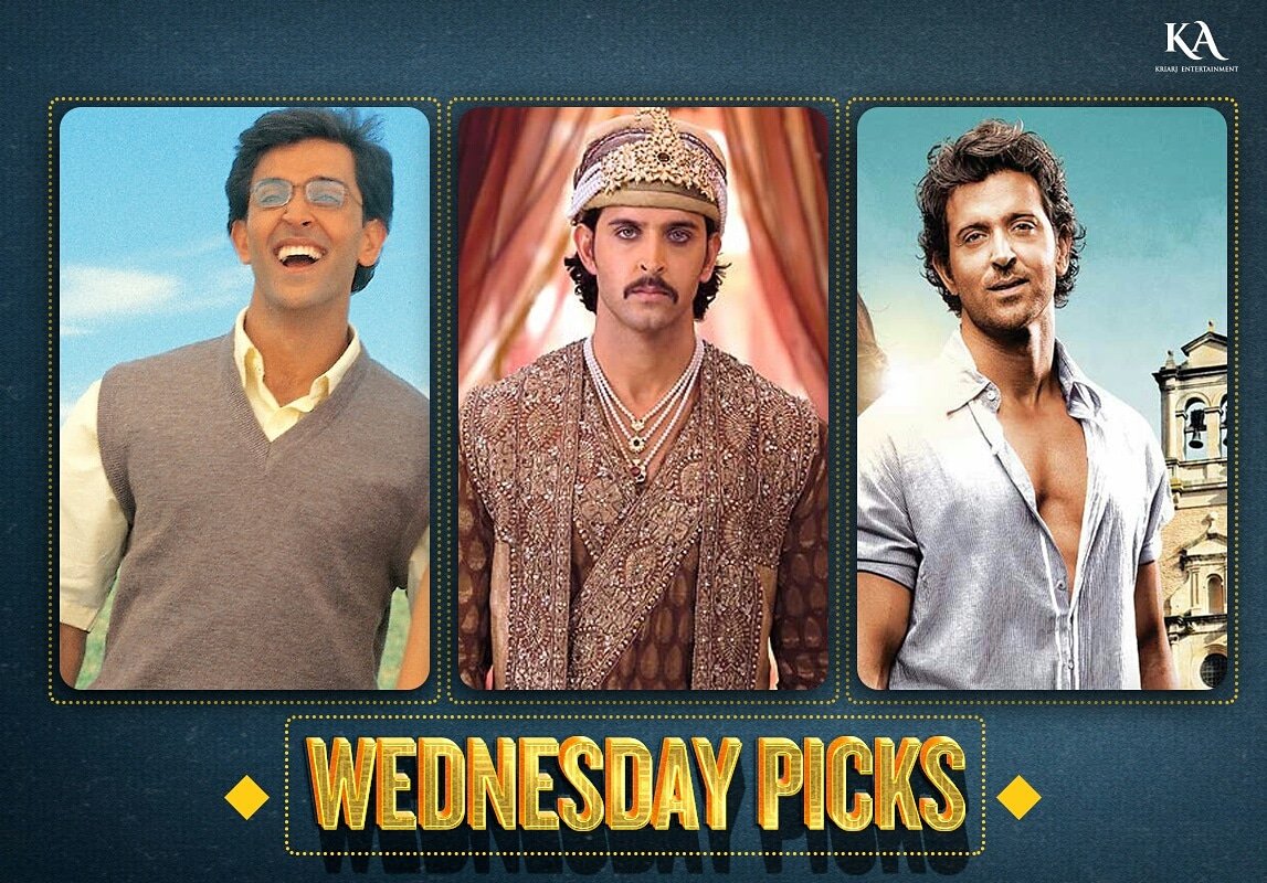 AlthafHussayn's tweet photo. From a sweet boy to a handsome hunk, which one of @iHrithik's roles is your utmost favourite? #WednesdayPicks https://t.co/7mC5F9Ko8l