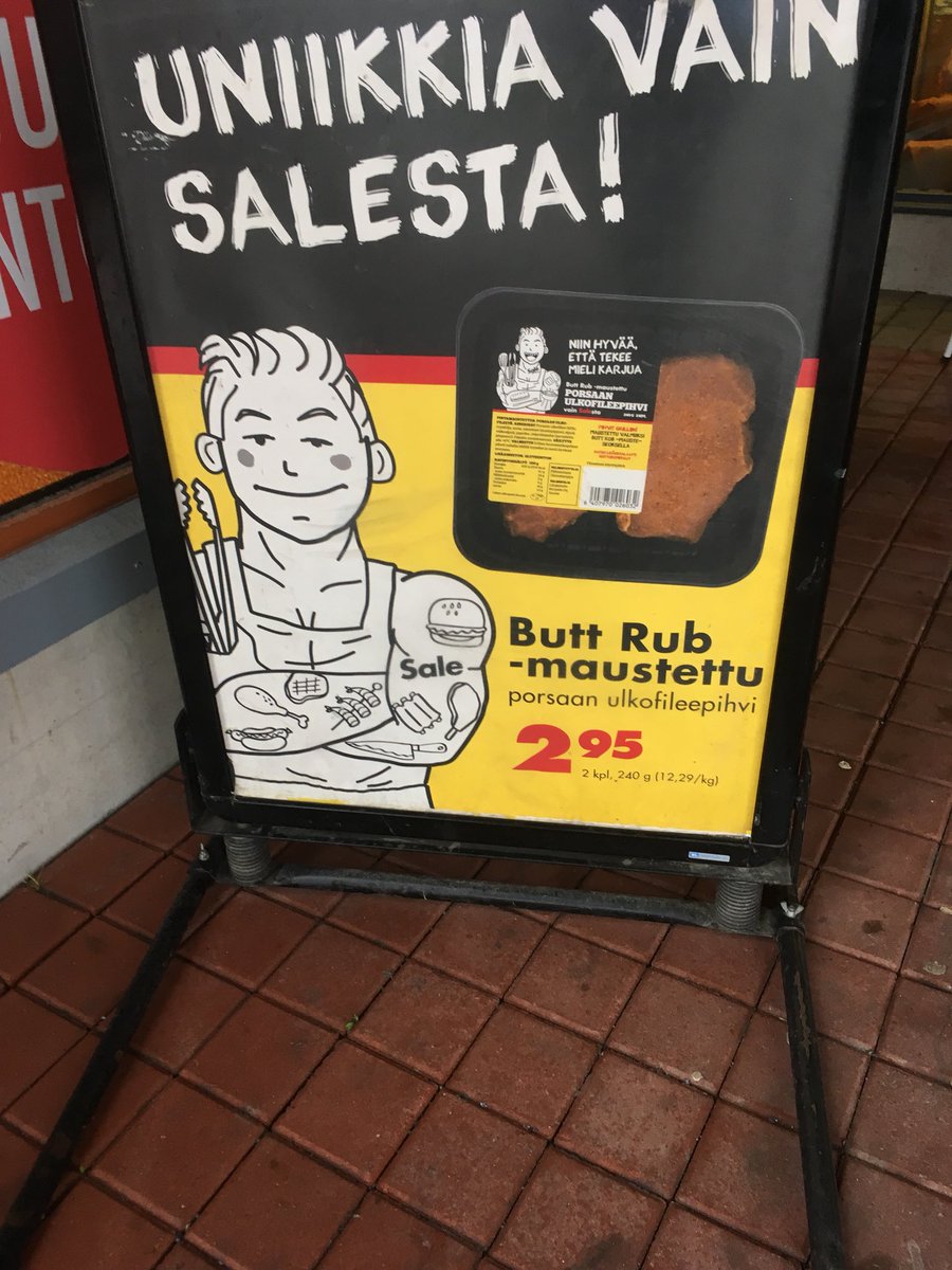 juhoputkonen's tweet photo. En tiedä haluaisinko lukea tämän tuotteet tuoteselosteen? 🙈👌🏽#salesta #pyllymauste https://t.co/dslvocJrnu