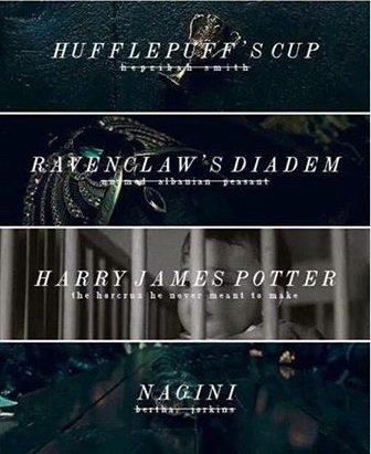 HPotter_France's tweet photo. 2 Mai 1998: La coupe d'Helga Poufsouffle, le diadème de Rowena Serdaigle, Harry Potter et Nagini, les derniers horcruxes ont été détruits. https://t.co/1vMXo2qIoP