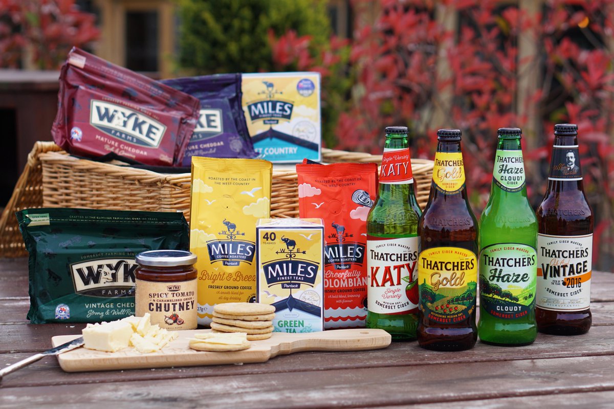 Celebrate @SomersetDay1 with a selection of treats from <a href="/wykefarms/">Wyke Farms</a>, <a href="/thatchers_cider/">Thatchers</a> &amp; <a href="/MilesTeaCoffee/">Miles Tea & Coffee</a>. Simply RT&amp;F to #WIN. Entries close 5pm Friday 4th May. T&amp;C’s apply: bit.ly/2raDJTH #SomersetDay