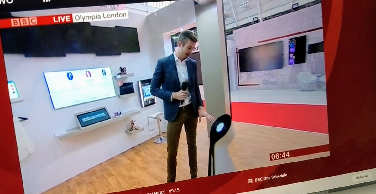 Live on <a href="/BBCBreakfast/">BBC Breakfast</a> this morning #RBTE2018 #retail #tech #robots