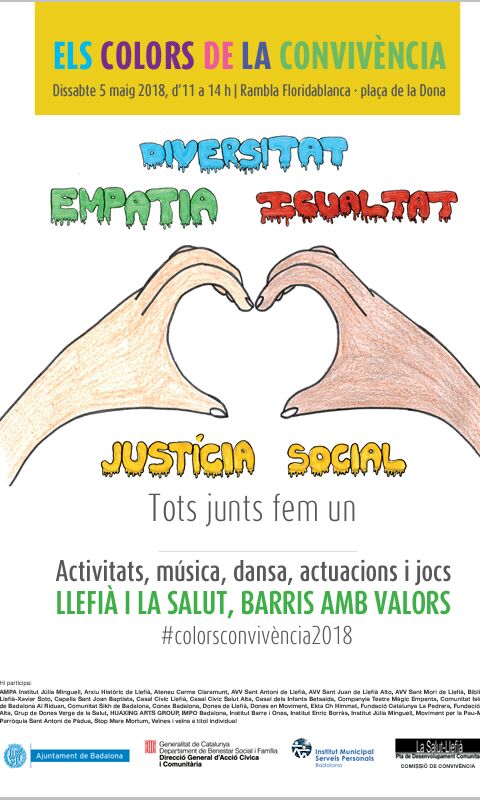 AteneuBdn's tweet photo. Aquest cap de setmana estarem #colorsconvivència2018 amb un taller de jocs.
Fem xarxa amb entitats i associacions del barri per a una #Badalona per a totes

No hi falteu! https://t.co/pcRpUqcQLm