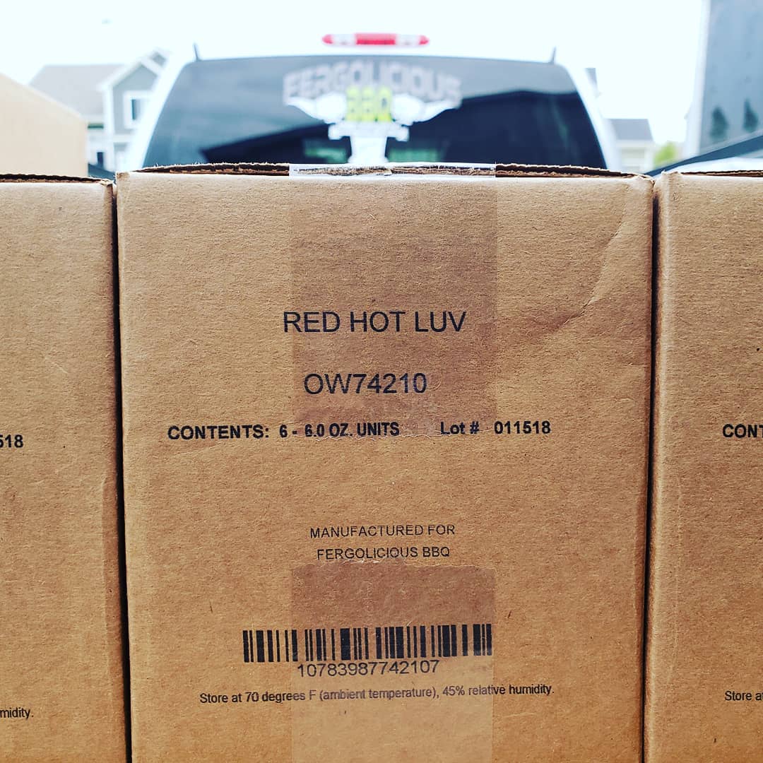 FergoliciousBBQ's tweet photo. Well looky what we have here!  Red Hot LUV is in da house yo! Should start popping up in stores soon!  Will most certainly be at our @kcgrillingco grand opening. 

#RubSumLUV #RedHotLUV #honeyhabanero #spiceupyourrublife https://t.co/KPdwUTVsR6