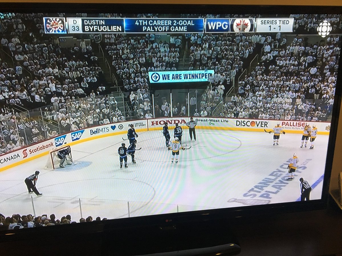 anderstoews's tweet photo. Hey @CBC who’s in charge of spelling for on screen graphics? #wpgjets https://t.co/sSMRXHwd9s