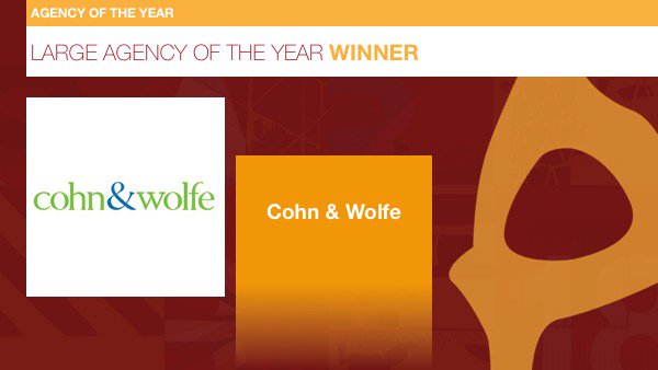 Provoke_News's tweet photo. Diamond #SABREAwards Winner - Large Agency of the Year: @cohnwolfe https://t.co/007YJmfl7D