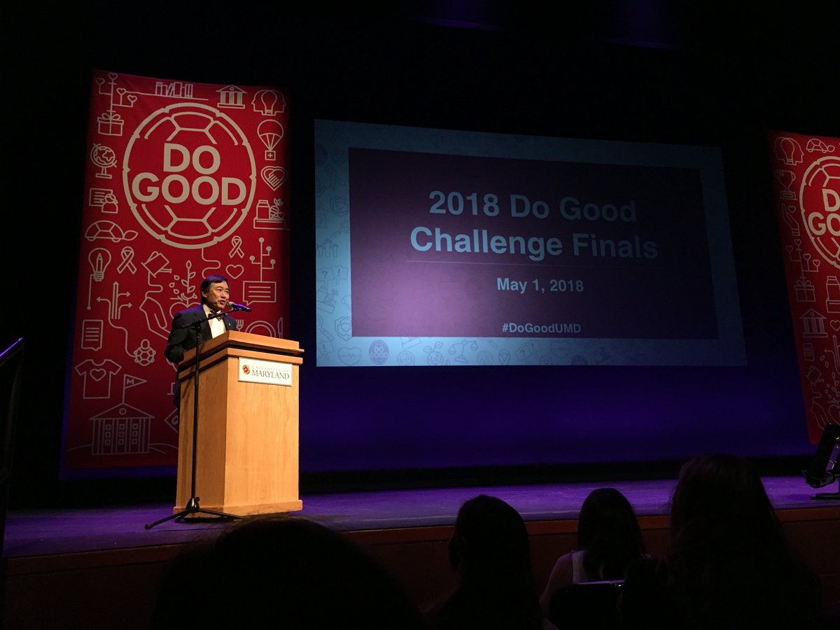 MarylandGOCI's tweet photo. It was inspiring to meet @UofMaryland students looking to address important issues within our communities during @DoGoodatUMD 2018 #DoGoodChallenge. Sincere Congratulations to @Symbiont_Health and @Terp_Thon, this year's first place winners. #ChangingMarylandfortheBetter https://t.co/nN4vo7rAF0