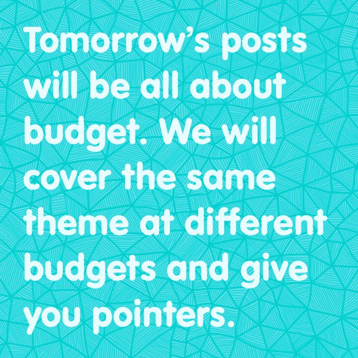 #staytuned #partybudget