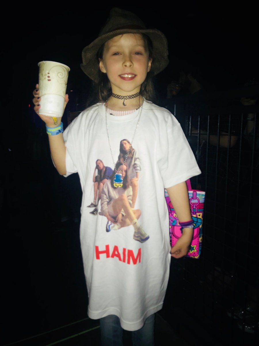Met <a href="/HAIMtheband/">HAIM</a> ‘s biggest fan tonight. Voting for her to head backstage to meet the band. Look for her stage right toward the back <a href="/TheAnthemDC/">The Anthem</a> <a href="/930Club/">9:30 Club</a>