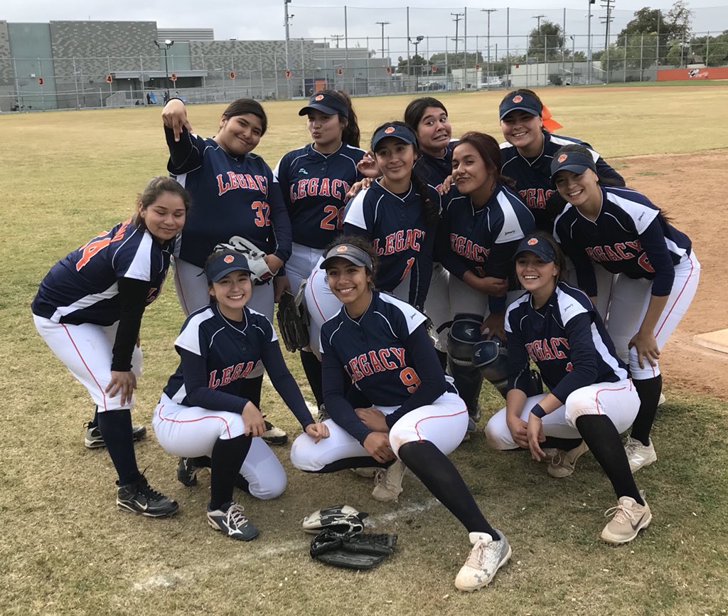VAPA_at_Legacy's tweet photo. Congratulations, Legacy Softball JV and Varsity! The Senior Game was today and both teams defeated Marquez, Varsity 11-0! We are so super proud of our softball players! Looking forward to playoffs! https://t.co/5z0DEowZqT https://t.co/LqE4GcIgaX