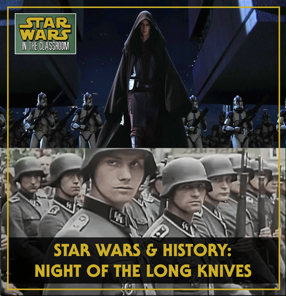 StarWarsinClass's tweet photo. As part of #StarWarsDay in your classroom, have students explore the myriad connections between #StarWars and #history. Find loads of resources connected to these and other topics here: https://t.co/uoDDxFN7U2 #MayThe4th #tlap #PLAYlap #historyteacher #wrldchat #sschat https://t.co/z3Oll5ZHwm