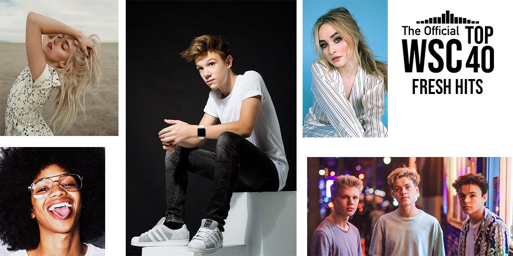 theWSCtop40's tweet photo. It's all about the New Faces!!! Check this month's FRESH HITS at the top, they are the future of music!!! https://t.co/WwgrJvc2vf