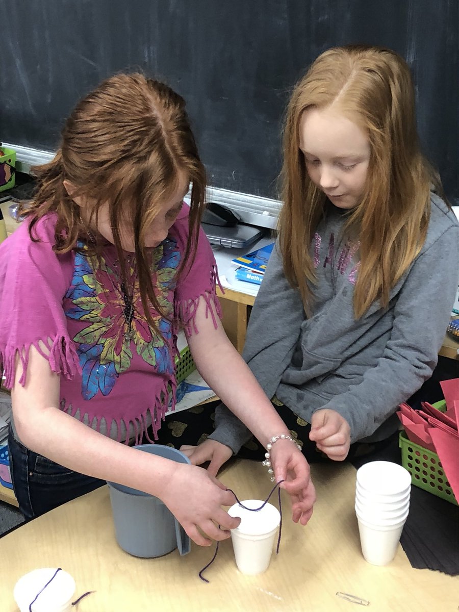 sjfgator's tweet photo. Can we use a string to pick up an ice cube when we add salt to a cup of water?  Can we use salt water to paint on construction paper?  These Grade 2’s have the answers!  #Grade2Inquiry https://t.co/YIhB5pygrX
