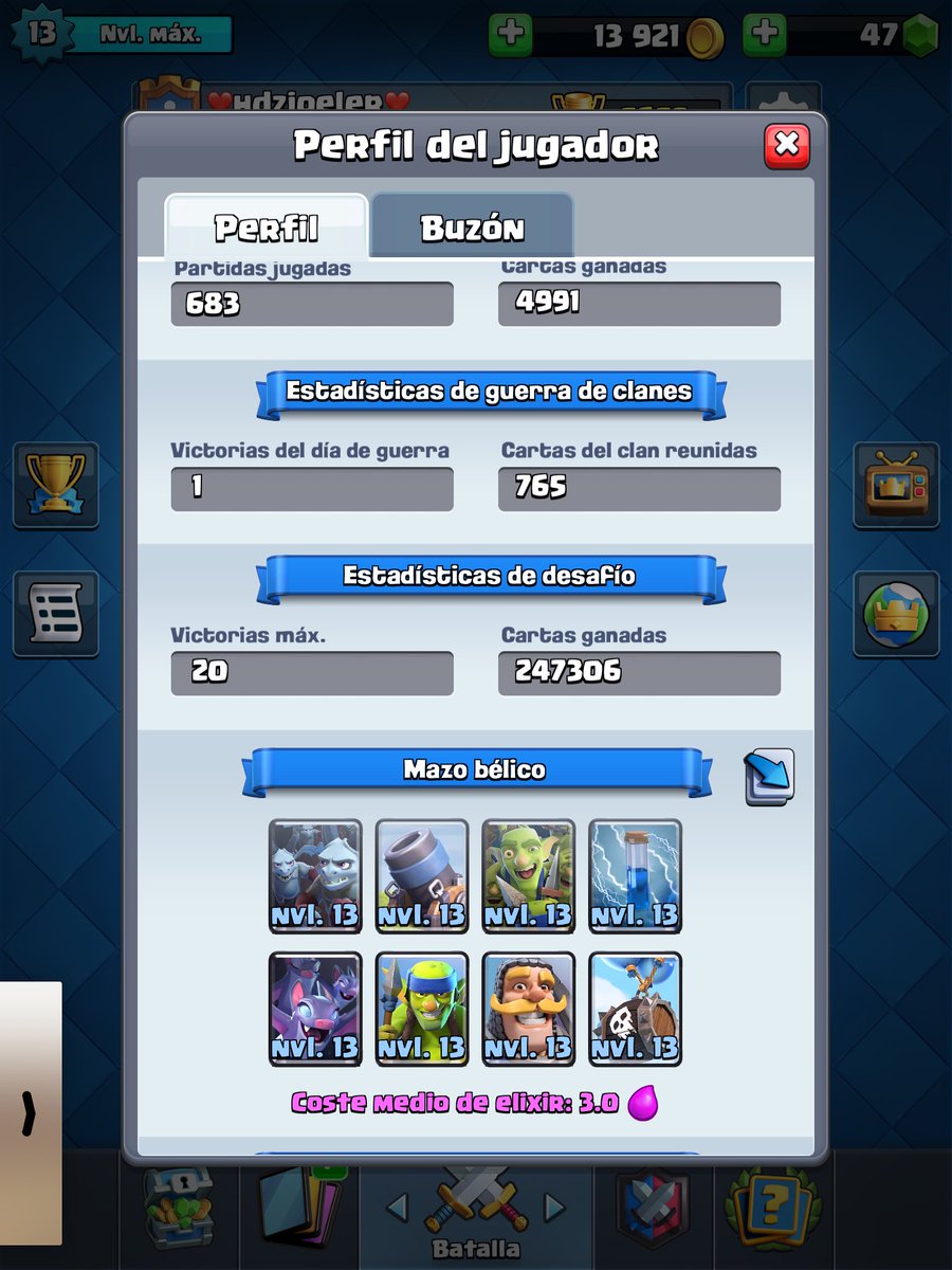 hdzjoeler's tweet photo. Hola , eh decidido dejar Clash Royale por lo tanto estoy vendiendo mi cuenta , si hay algún interesado MD https://t.co/vCKKPLosVB