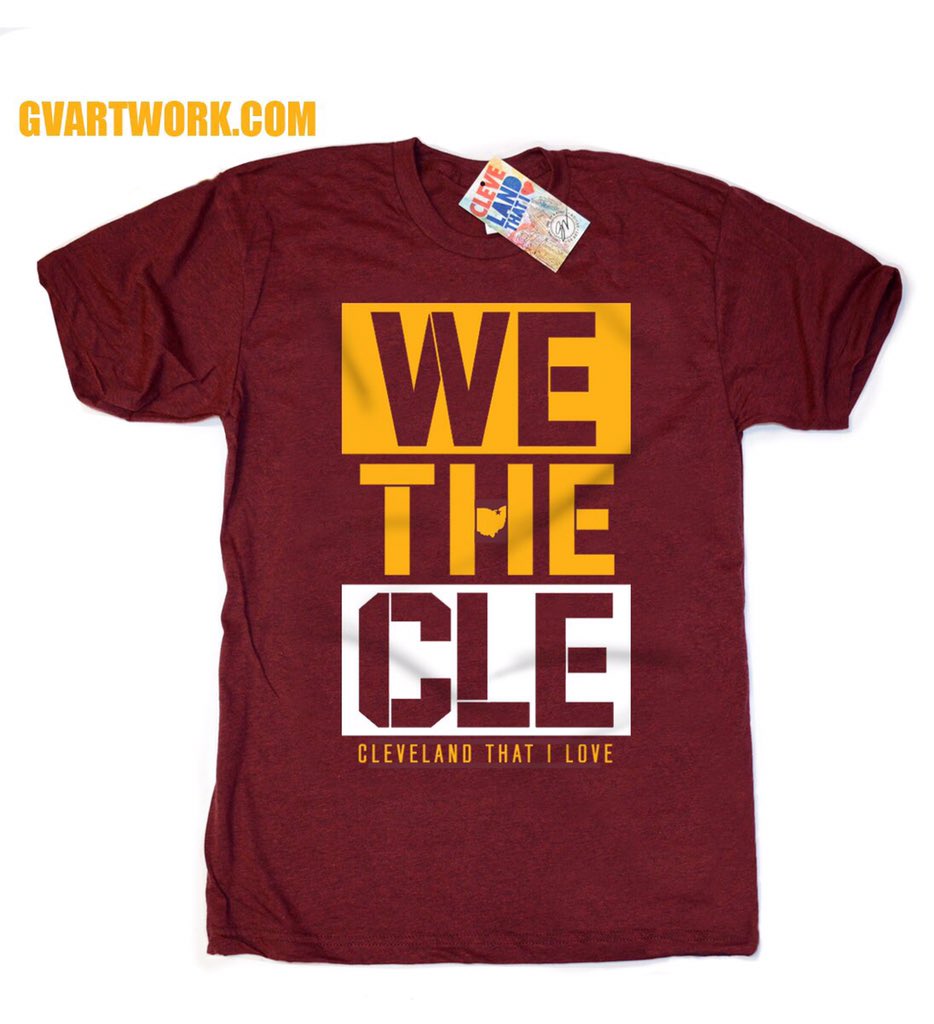 GVartwork's tweet image. An overtime win on the road deserves a FREE Giveaway!! 

RT and follow us for a chance to win our brand new WE the CLE t shirt! Available online now! Winner will be picked during game 2!