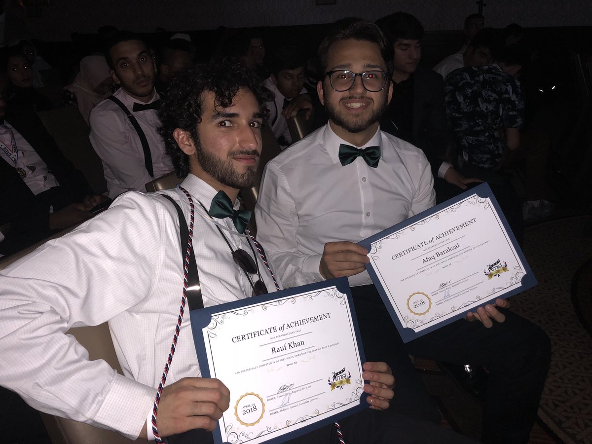domsa_'s tweet photo. DOMSA at the 2018 DCMIST Awards Ceremony! Congrats to DOMSA for winning:

-2nd Place Boys Improv
-2nd Place Girls Improv 
-3rd Place Girls Nasheed

Special shoutout to Rauf Khan and Afaq Barakzai for winning Senior 15! https://t.co/ANvYAUuEYQ