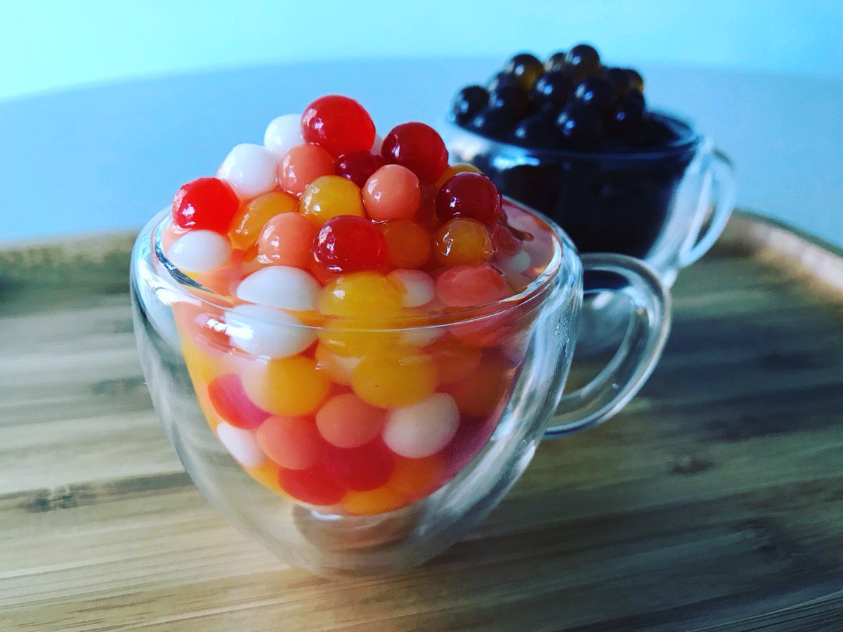 MauLin_Food's tweet photo. Our Magic Gem (Popping Boba) looks so sparkling and clear ❤️ #maulin #taiwan #magicgem #poppingboba #bubbletea #bobatea #milktea #cocktail #icecream #beverage #drink #summer https://t.co/TMSUF5zYzV