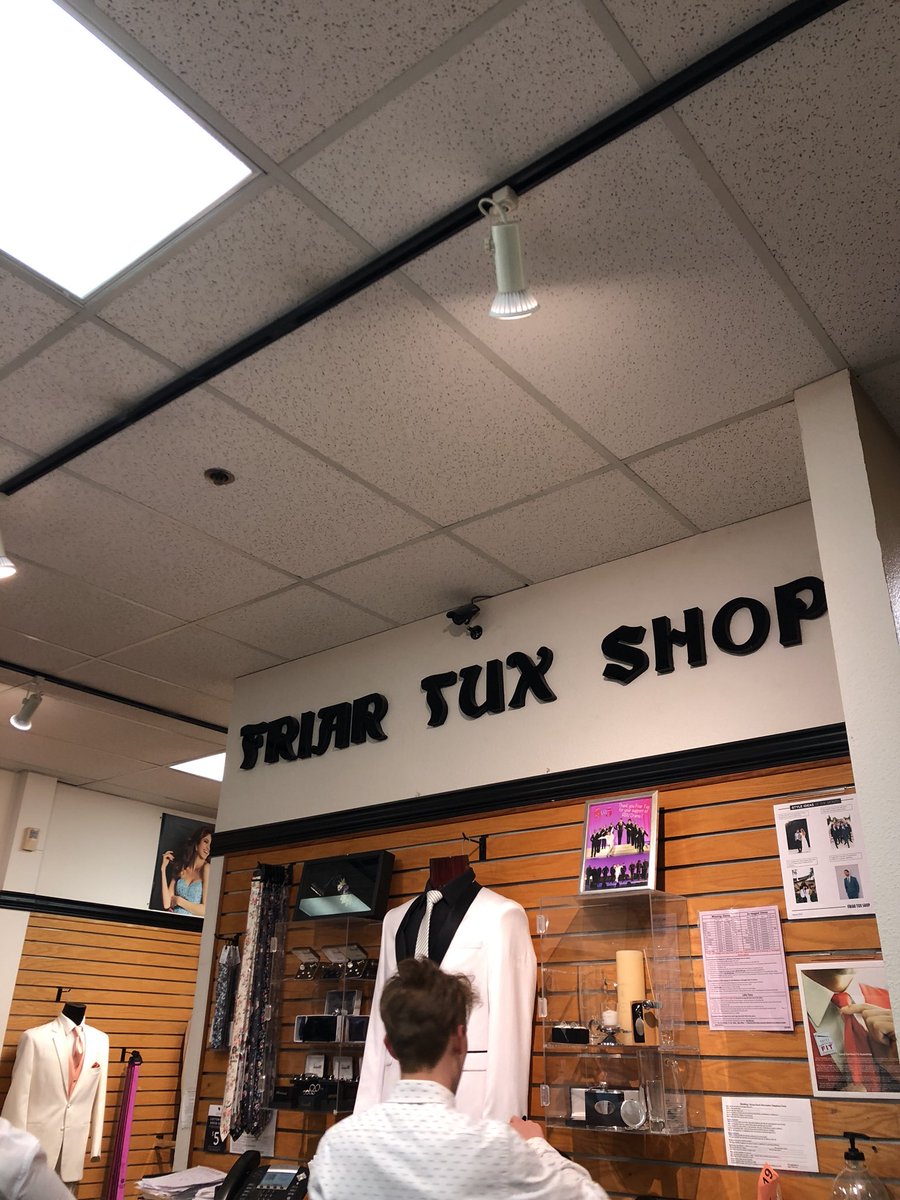 NashJohnson8's tweet photo. Cruise in to Friar Tux Shop in Vista - 1978 Hacienda Drive. The guys are homies and it’s the cheapest place around. https://t.co/RS1DwDQEP3