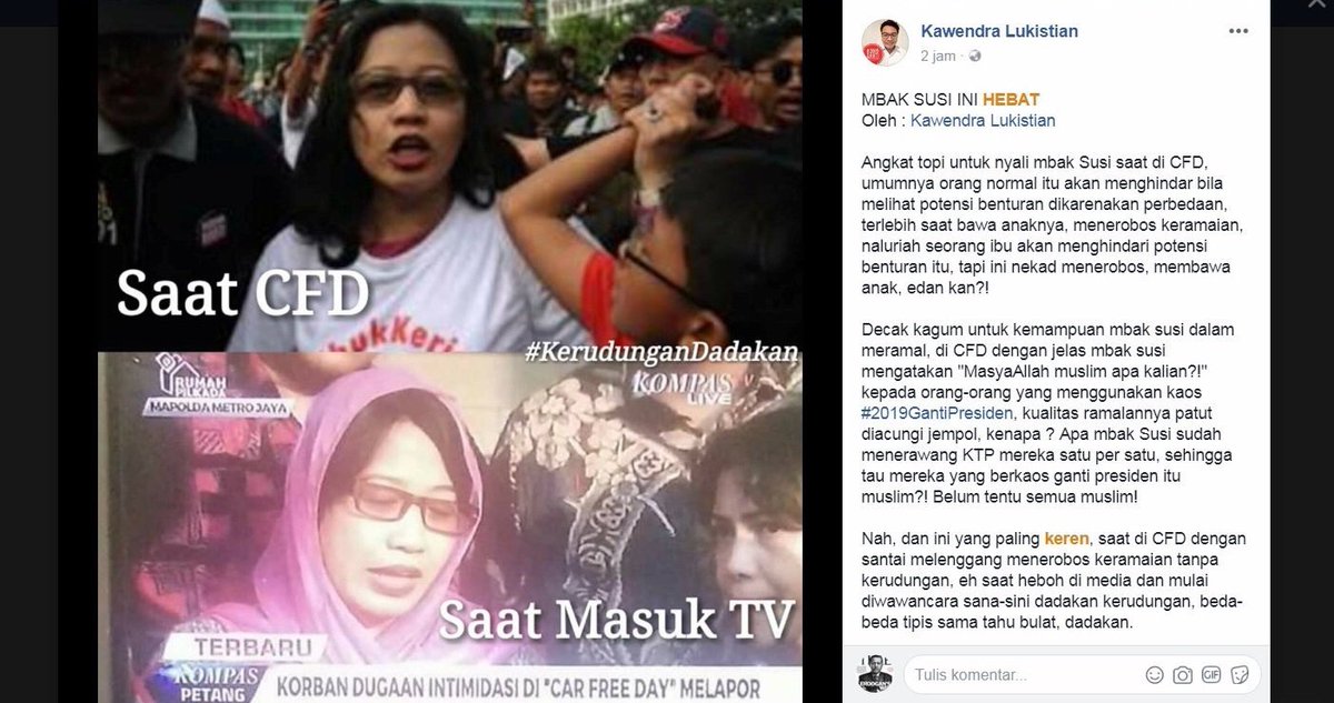 OmJ_J3Nggott's tweet photo. kasus CFD sebenarnya hal yg simple untuk diungkap
yang di sorot kenapa cuma si susi yg bully nya mana?
#2019GantiPresiden
#Pokoknya2019GantiPresiden #ILCTKA
jangan mau dibodohi ama sinetron!! https://t.co/IoBN0EFymP