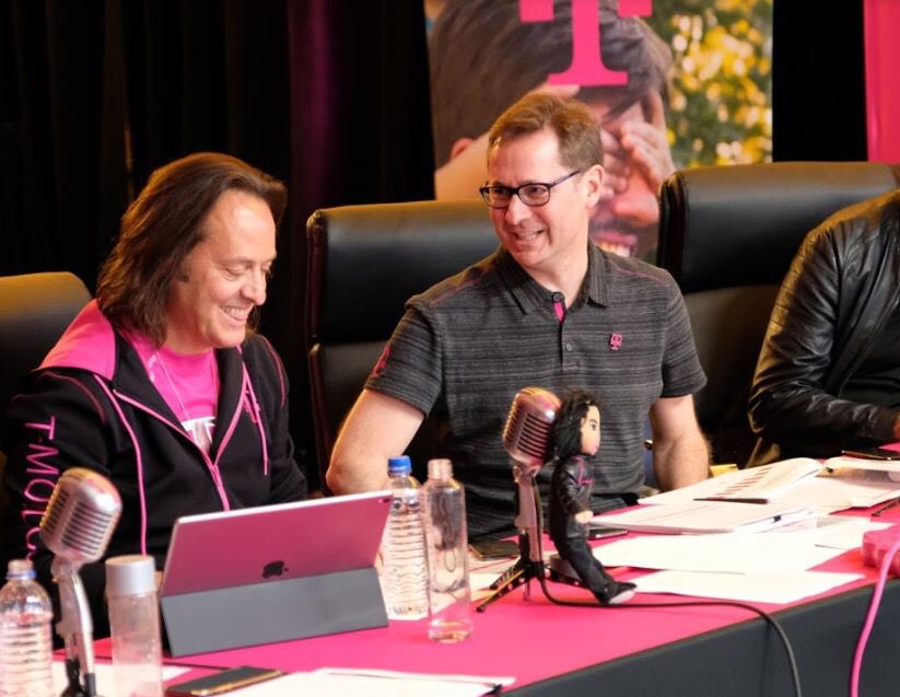 MikeSievert's tweet photo. It’s been a busy few days (and there’s still more to come before heading home – see ya soon, Chicago #UnstoppableTour!!), but when your team’s this great and your company’s earnings results are this great, it’s #AllTheSmiles @TMobile. :-) https://t.co/0UwuUsOR0X
