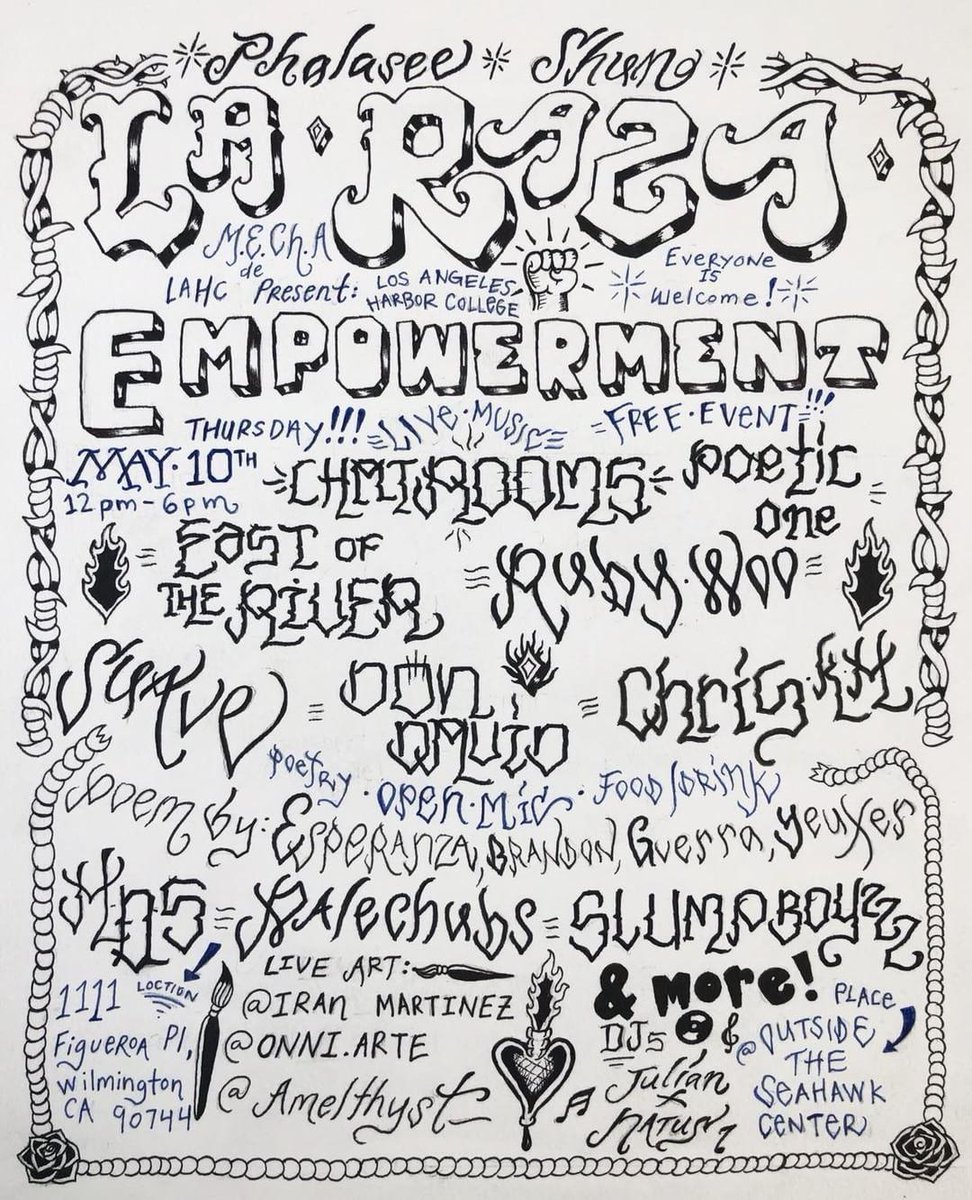 Another dope hand drawn flyer. Lets keep bringing these back. May 10 w the crew <a href="/EOTRNETWORK/">East of the River</a>