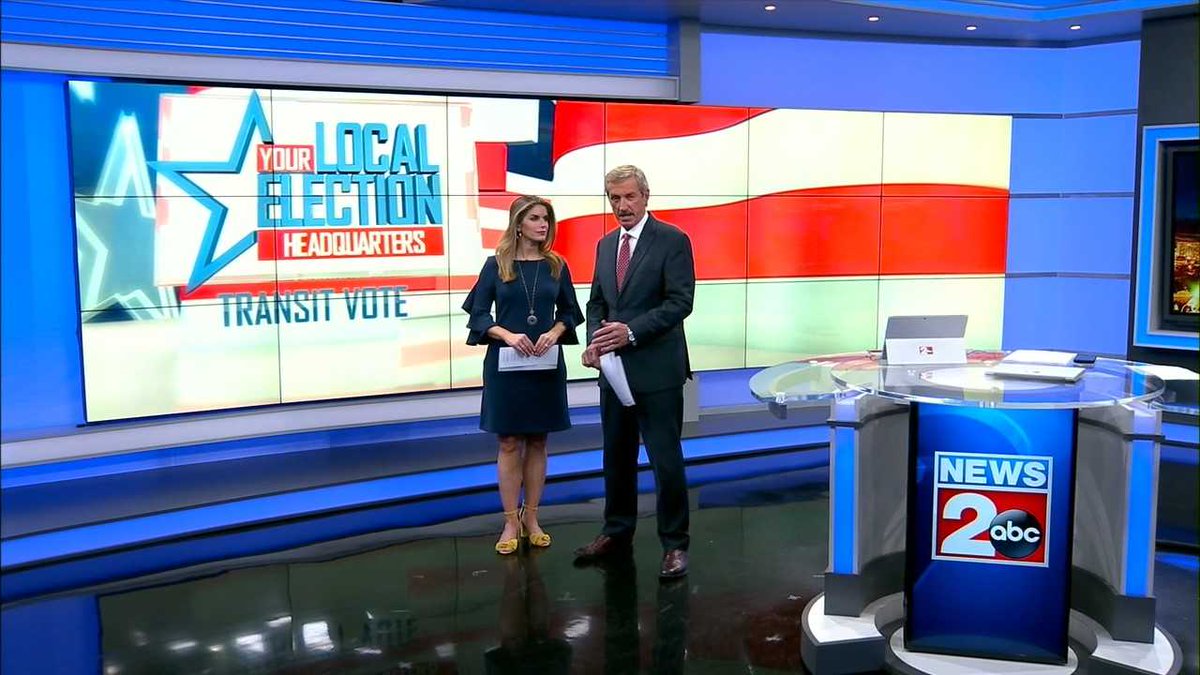 lindaongpio's tweet photo. I'm a big fan of live boxes when it comes to team coverage! Here's a snapshot of our #TransitVote field reporters and of course, @bobmuellerwkrn and @HayleyWielgus from the desk 📺 @WKRN https://t.co/MaaLCHjcja