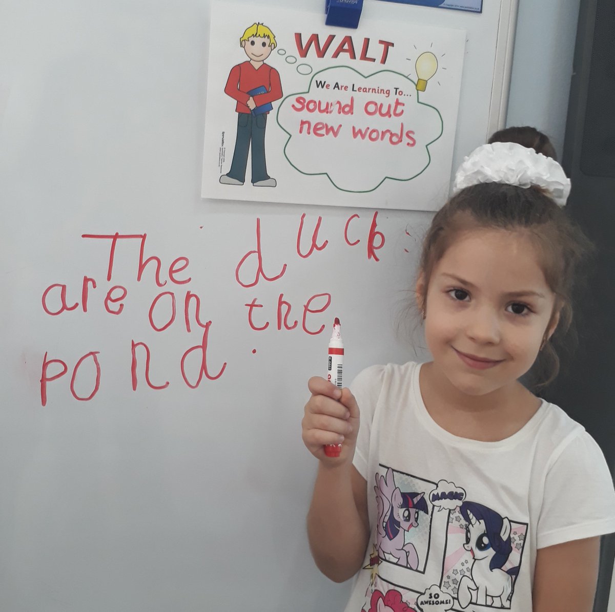 AWISDoha's tweet photo. Our FS2 students are learning to... #developingliteracyskills We can't wait to welcome the Evaluation Team from the Ministry of Education into school today #AWISLearningCommunity https://t.co/vPAu53cGoF