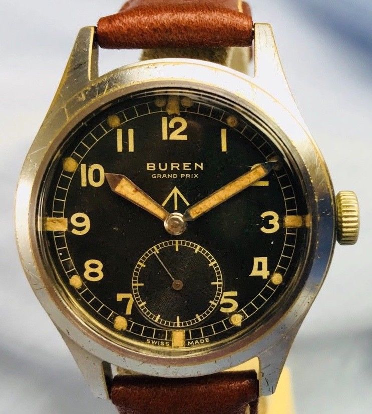 HallandLaddco's tweet photo. Looking For a WW2 Relic You can Wear on Your Wrist?
See our Circa 1940's Swiss Made Buren (Since 1898) Wristwatch. Made under strict guidlines from the British Ministry of Defence for British soldiers #DirtyDozen #WatchLover #Military - (https://t.co/AWr5cnhoJi) https://t.co/Mcg0IDpvho