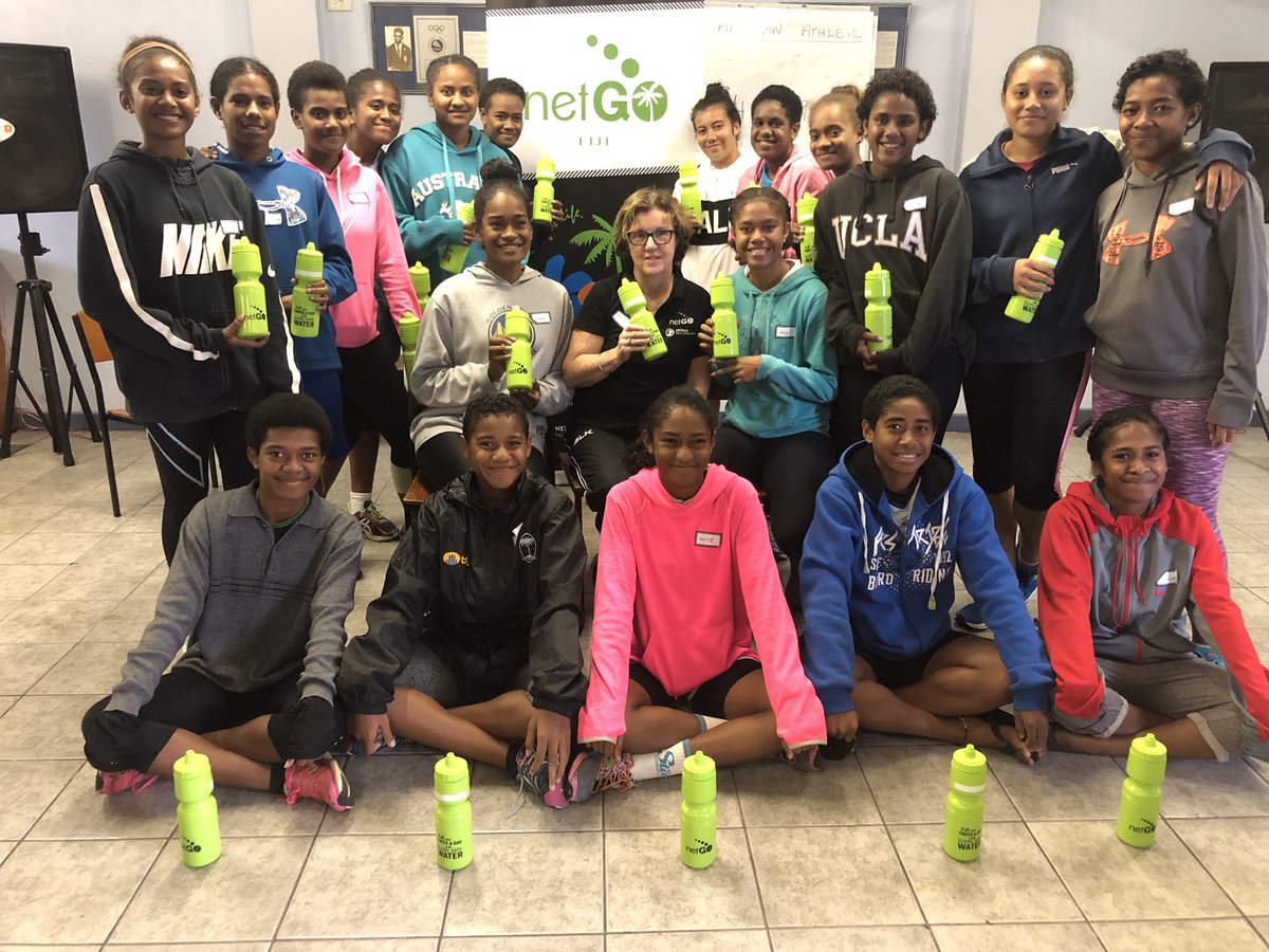 UnaRokoura's tweet photo. Great turn out. First ever umpire development for our secondary school girls . NetGO Fiji . Thanks @NetballNZ for providing such great support #umpiringasasport 👏👏 https://t.co/Je5xvHksX2