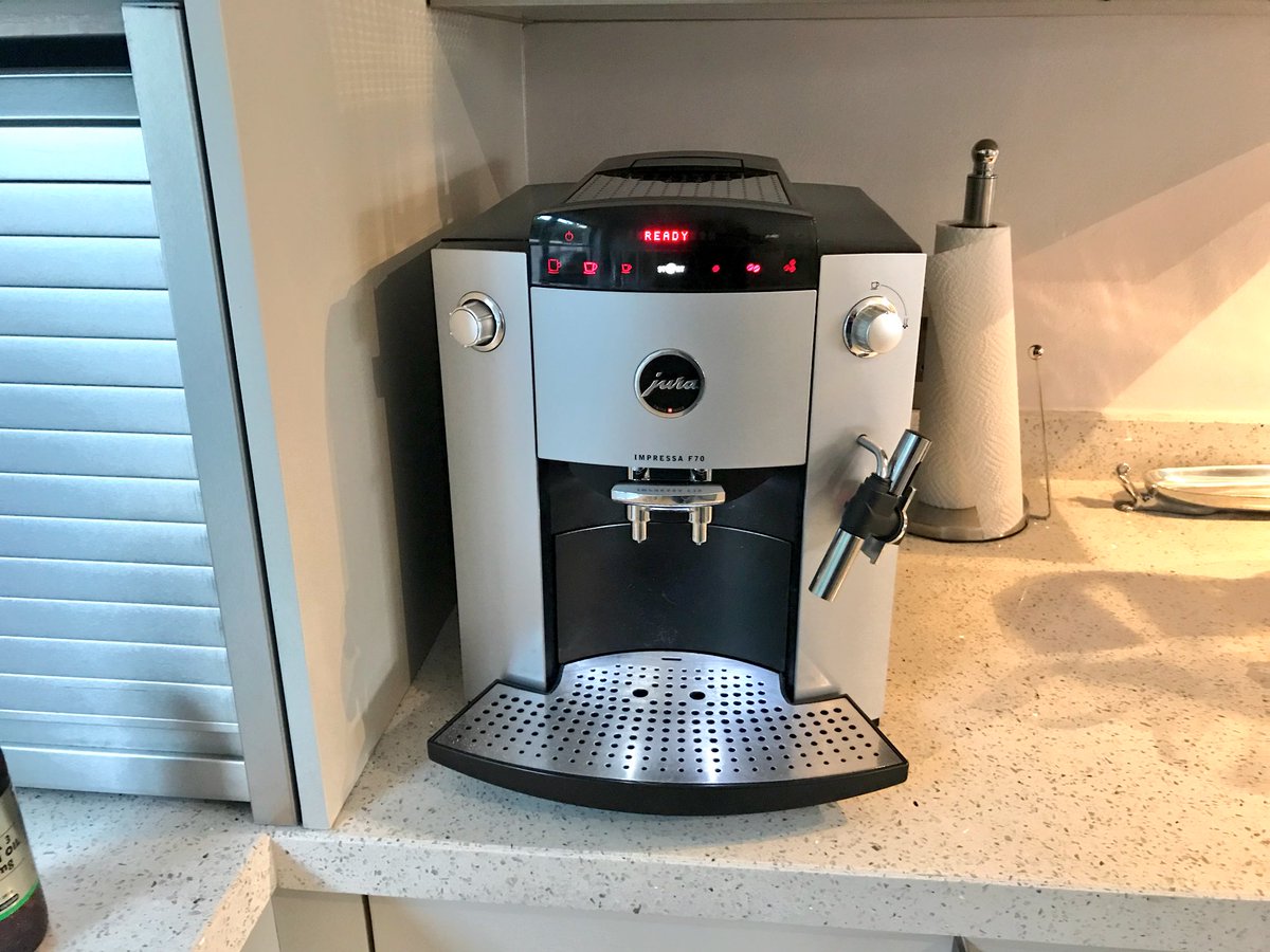 MarkPilgrimZA's tweet photo. I love my Nespresso coffee, but based on my coffee consumption, the monthly cost is out of control. 

Time to go back to the old school way and grind the beans. Pulled my trusty Jura out the cupboard. https://t.co/07v8E9v3Wt