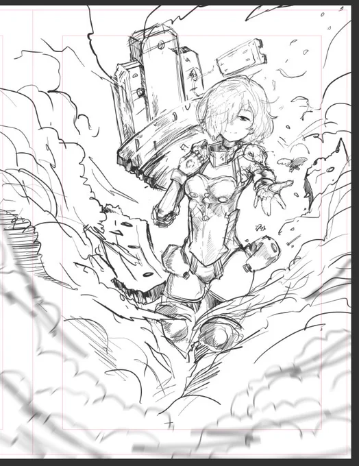 Lostbelt Mashu sketch (WIP) 