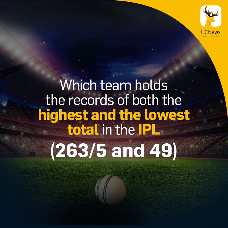 Is #IPL your thing? Answer this simple question using #UC2020Dhamaka &amp; #IPL2018