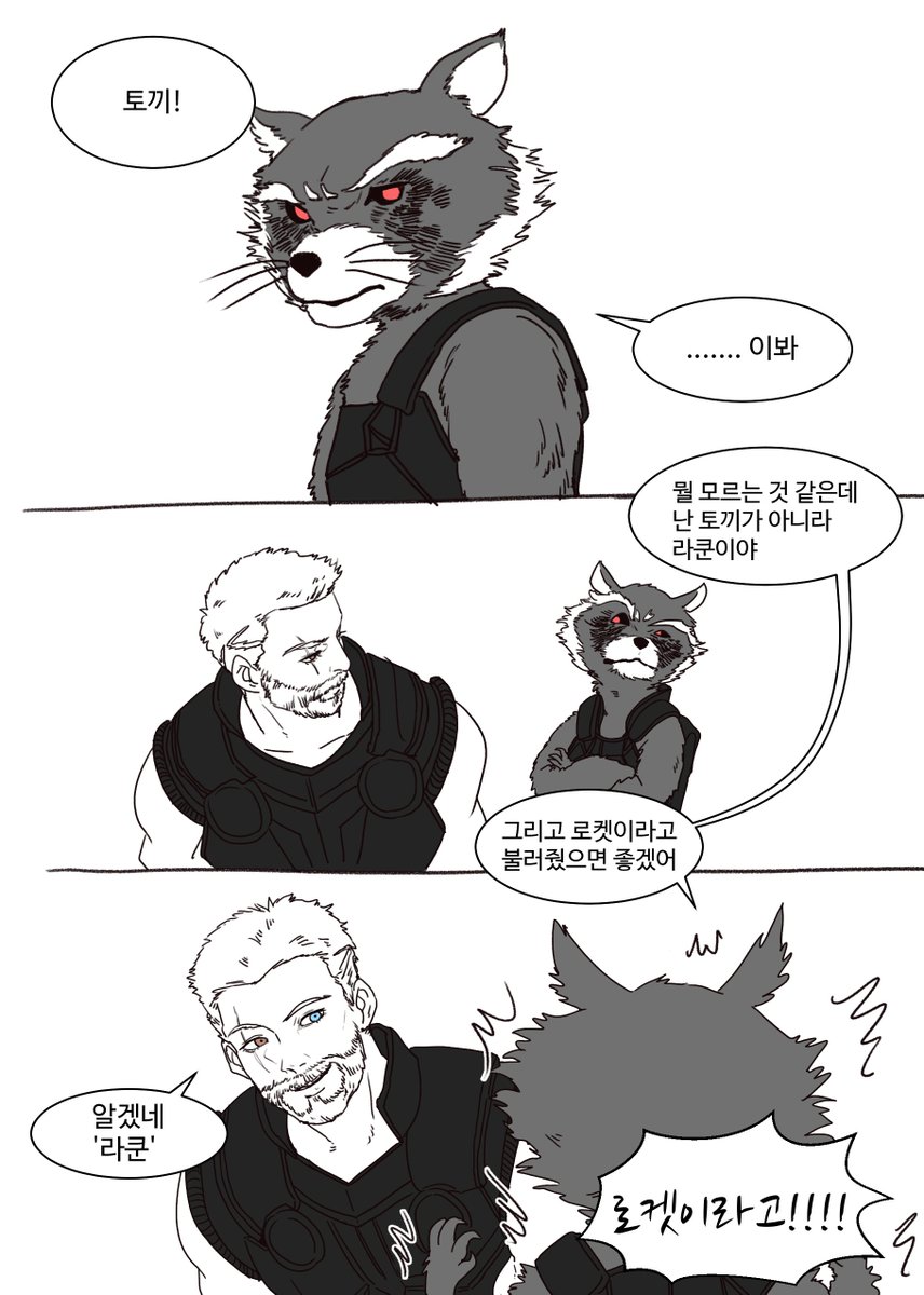 로켓+토르 이름 (약스포)