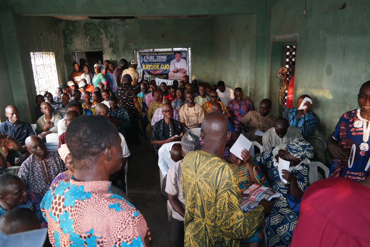 EngrKayodeOjo's tweet photo. #Ekiti2018

Moving closer to the day of victory. God is on the wheel. KAYODE OJO is the movement. We lead, others follow. 

The train at Ido/Osi LGA. ....

#OjoIbukunDe 

#WalkWithKayodeOjo, A NEW EKITI IS POSSIBLE https://t.co/r42RyMTM46