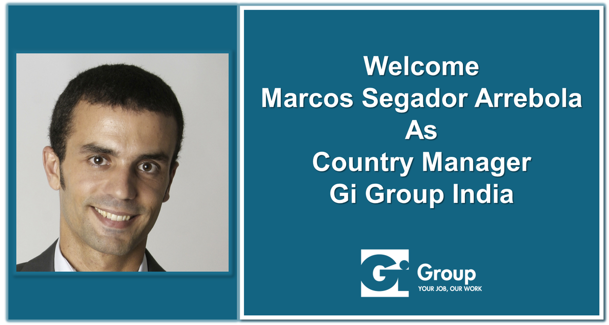 Pls welcome <a href="/Gigroupindia/">Gi Group India</a> new Country Head - Marcos Segador. 
PR: in.gigroup.com/news/press-kit/ 

#CountryHead #NewLeadership #LeadershipforFuture #leadersoftomorrow #PR
@GiGroupSpa <a href="/consult_elixir/">Elixir Consulting</a> 
#CXO
