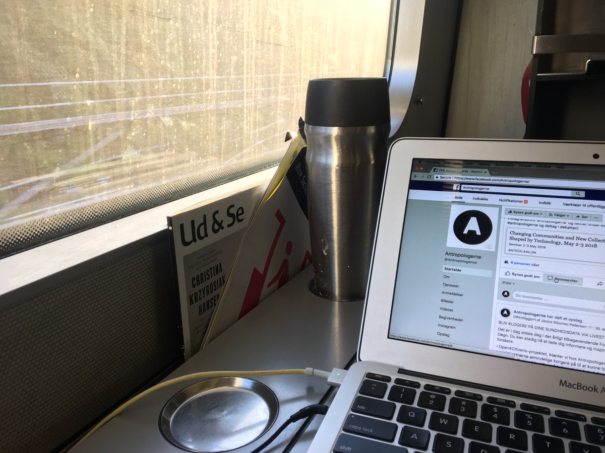 antropologerne's tweet image. Off to sunny Aarhus to discuss 'anthropology of technology beyond universities: lessons learnt' with @MScEnSoc from @DEI_Durham, colleagues from @AlexandraInst and others. Thanks, @AnTechNetwork for the invitation. We're excited to be part of this! #AnTech bit.ly/AnTechSeminar1